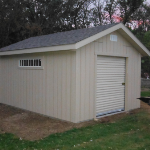 12x16 Gable 7' Sides Transom windows on a slab Richfield WI #3